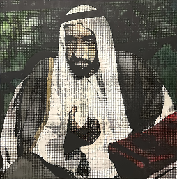 A tribute to the Founding Father and the nation that became my home. This canvas explores legacy, expansion, and the gratitude of dreaming bigger.